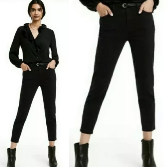 High-Rise Ankle Length Skinny Jeans - Nili Lotan x Target Black size  0 4 6 14 - Picture 4 of 15